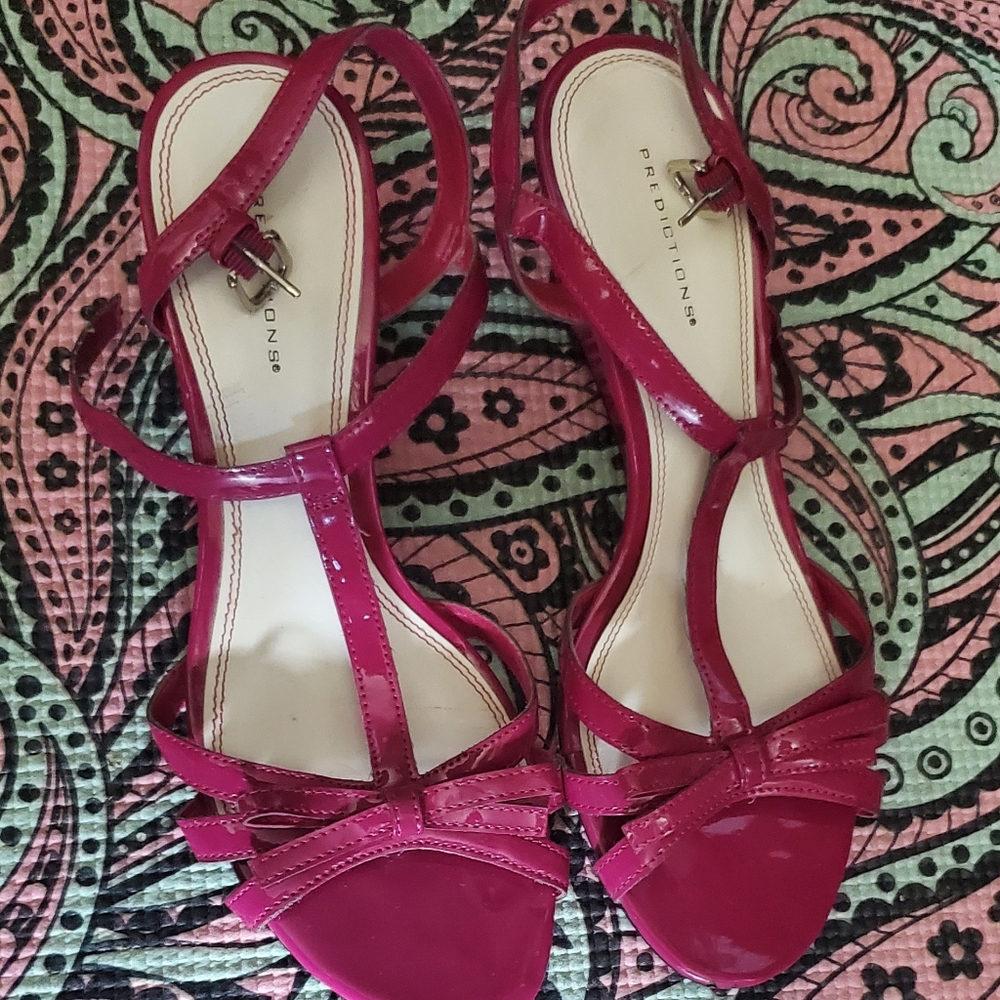 Hot Pink Predictions Wedges